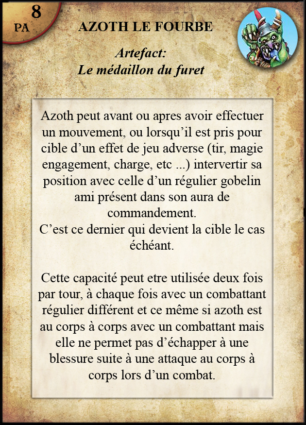 Médaillon du Furet